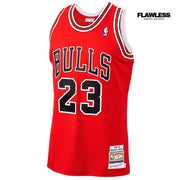 Michael Jordan Chicago Bulls (NBA) Swingman Jersey "Red"