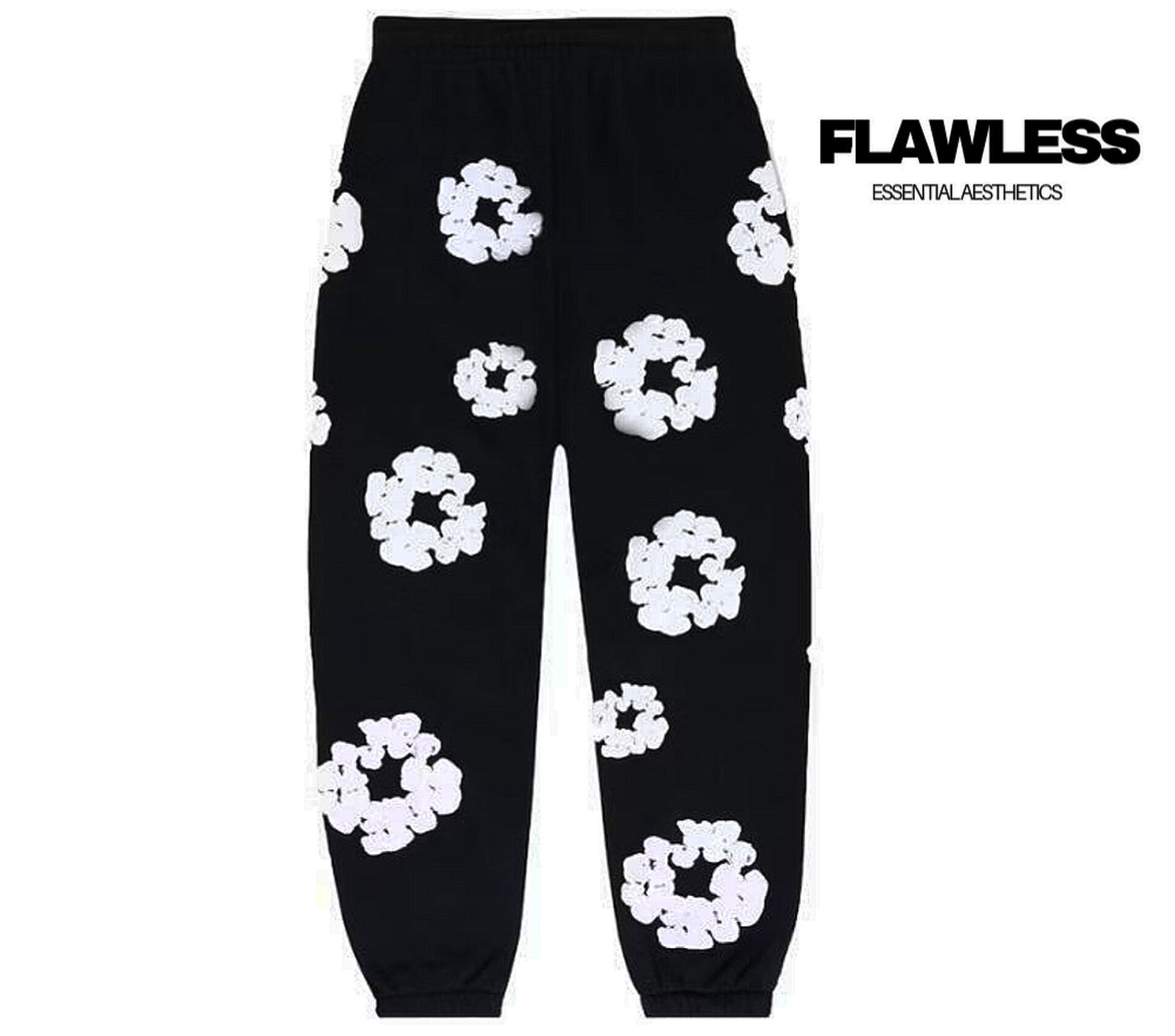 Denim Tears The Cotton Wreath Sweatpants "Black"