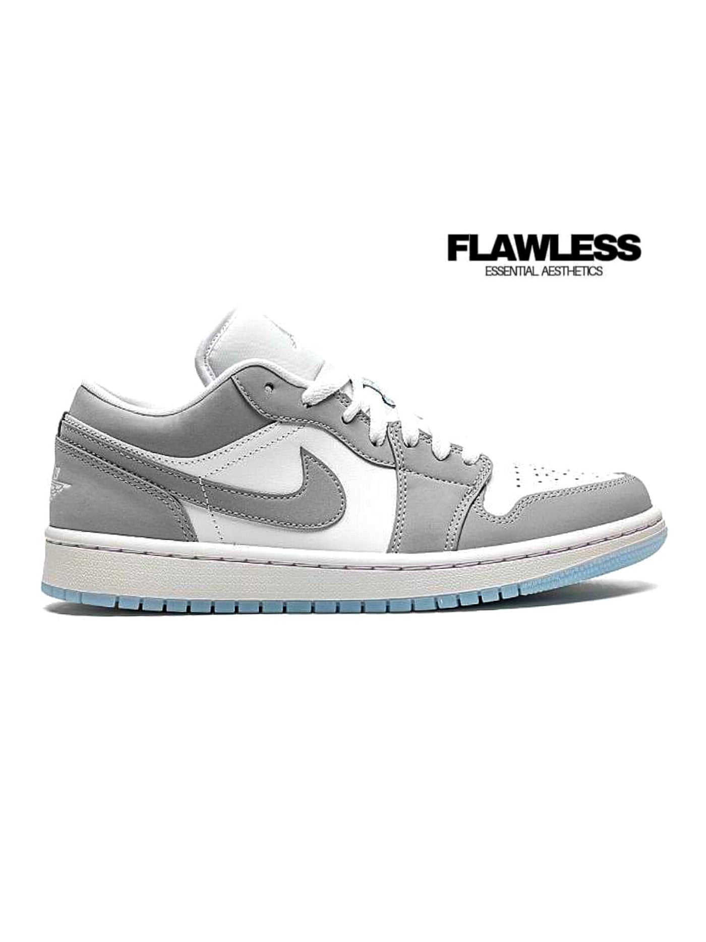 Air Jordan 1 Low "White/Wolf Grey"