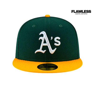 Oakland Athletics 59FIFTY MLB AC Perf Green Cap
