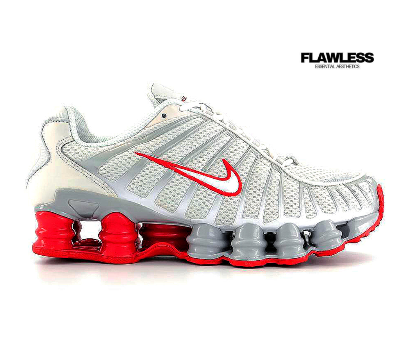 Skepta x Nike Shox TL White and Red
