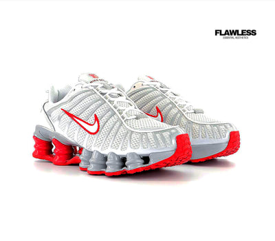 Skepta x Nike Shox TL White and Red