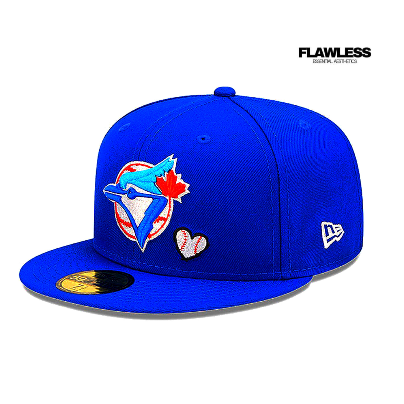 Toronto Blue Jay's Heart Side Patch Fitted Cap