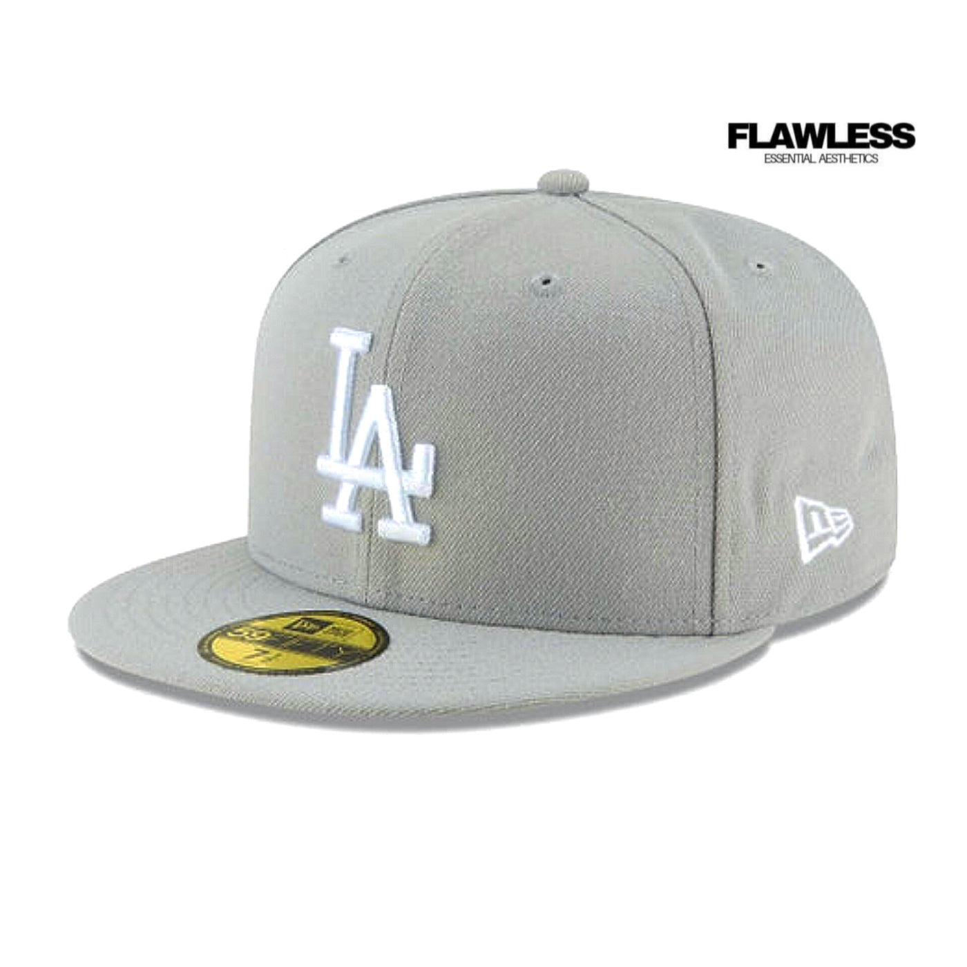 LA New Era Grey 59FIFTY Fitted Cap