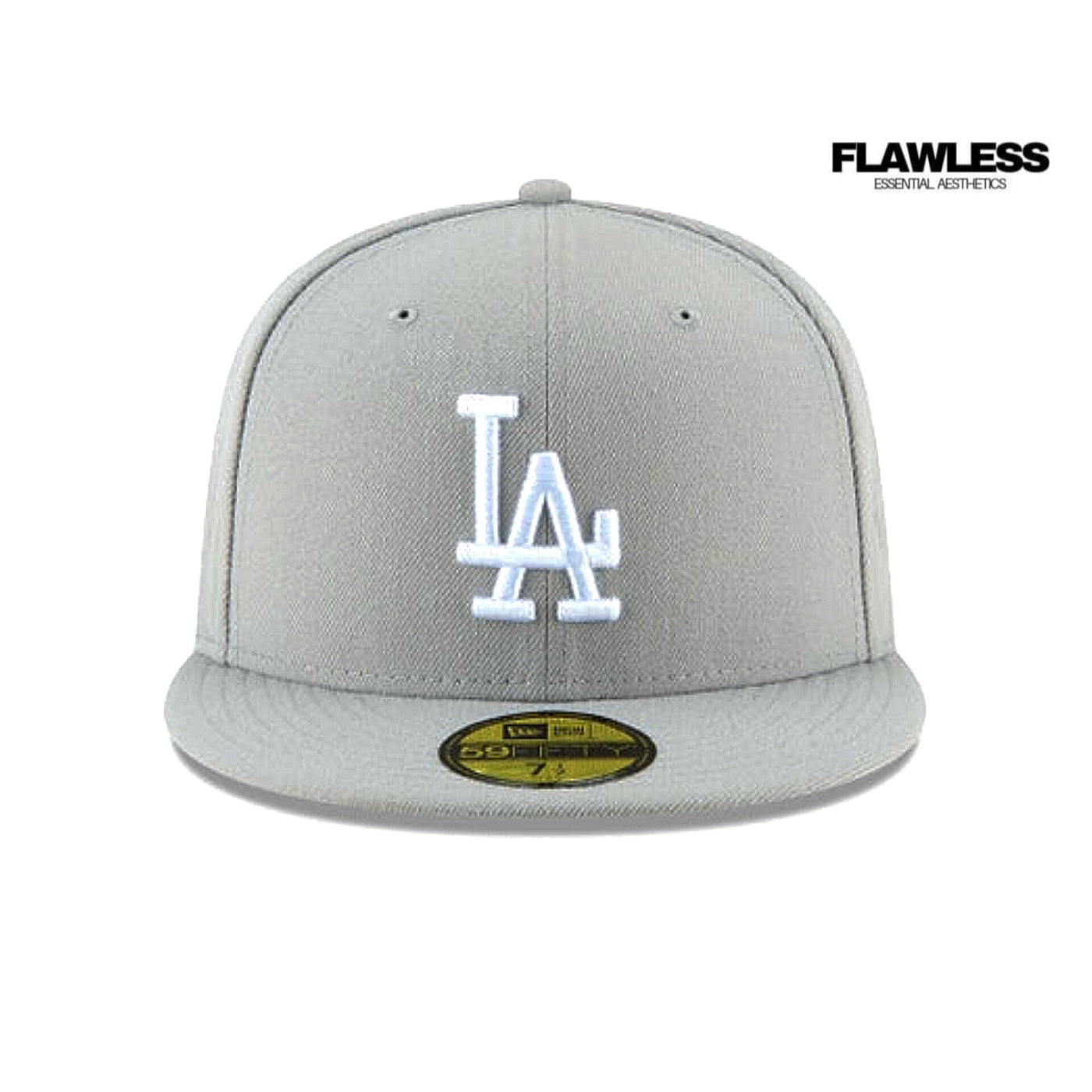 LA New Era Grey 59FIFTY Fitted Cap