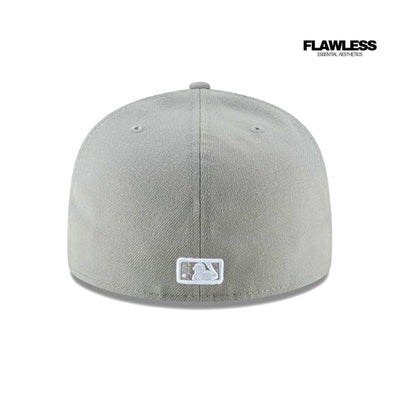 LA New Era Grey 59FIFTY Fitted Cap