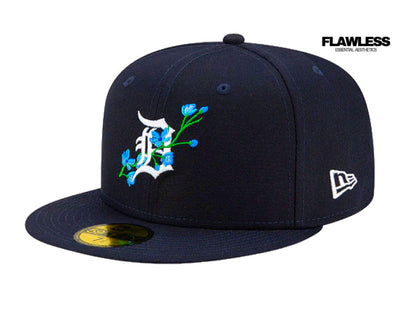 New Era 59FIFTY MLB Detroit Tigers Side Patch Bloom Fitted Cap