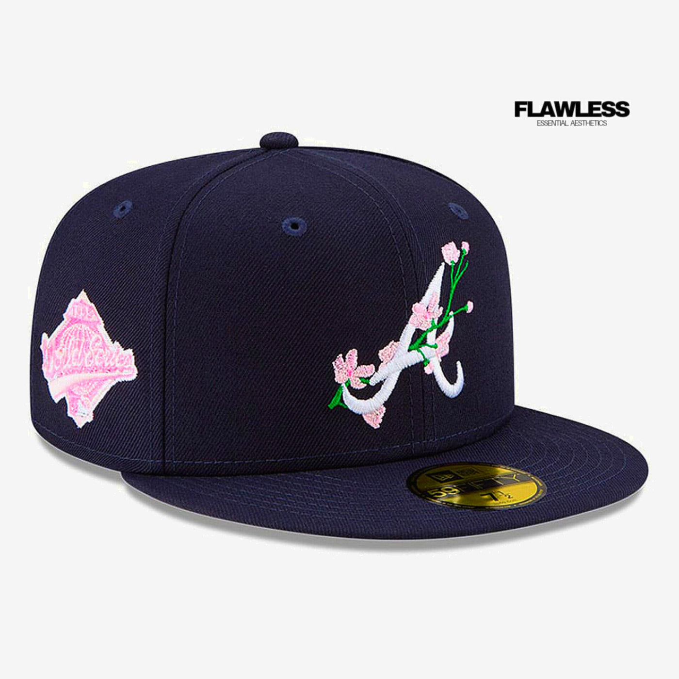 Atlanta Braves MLB Side Patch Bloom Cap