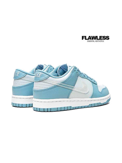 Nike Dunk Low "Clear Swoosh/Blue"