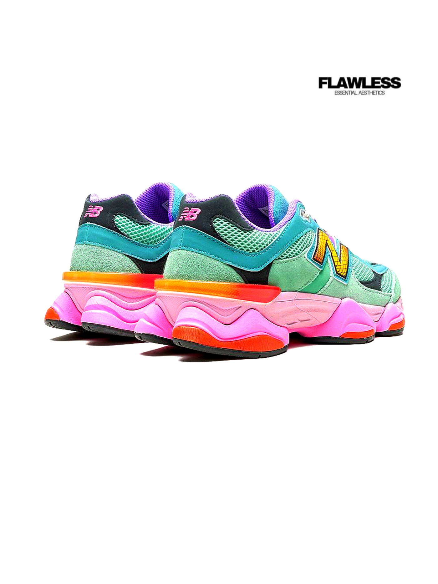 New Balance 9060 "Sage Leaf/Neo Flame"