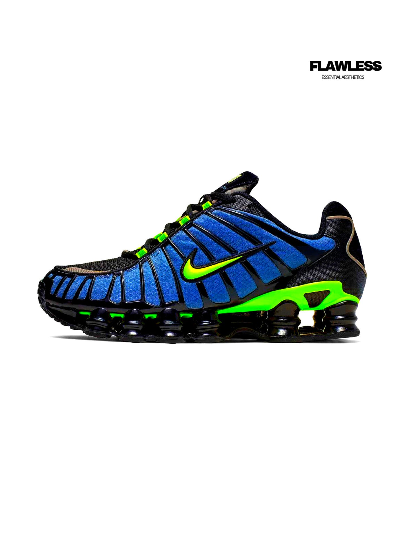 Nike Shox TL "Lime and Blue"