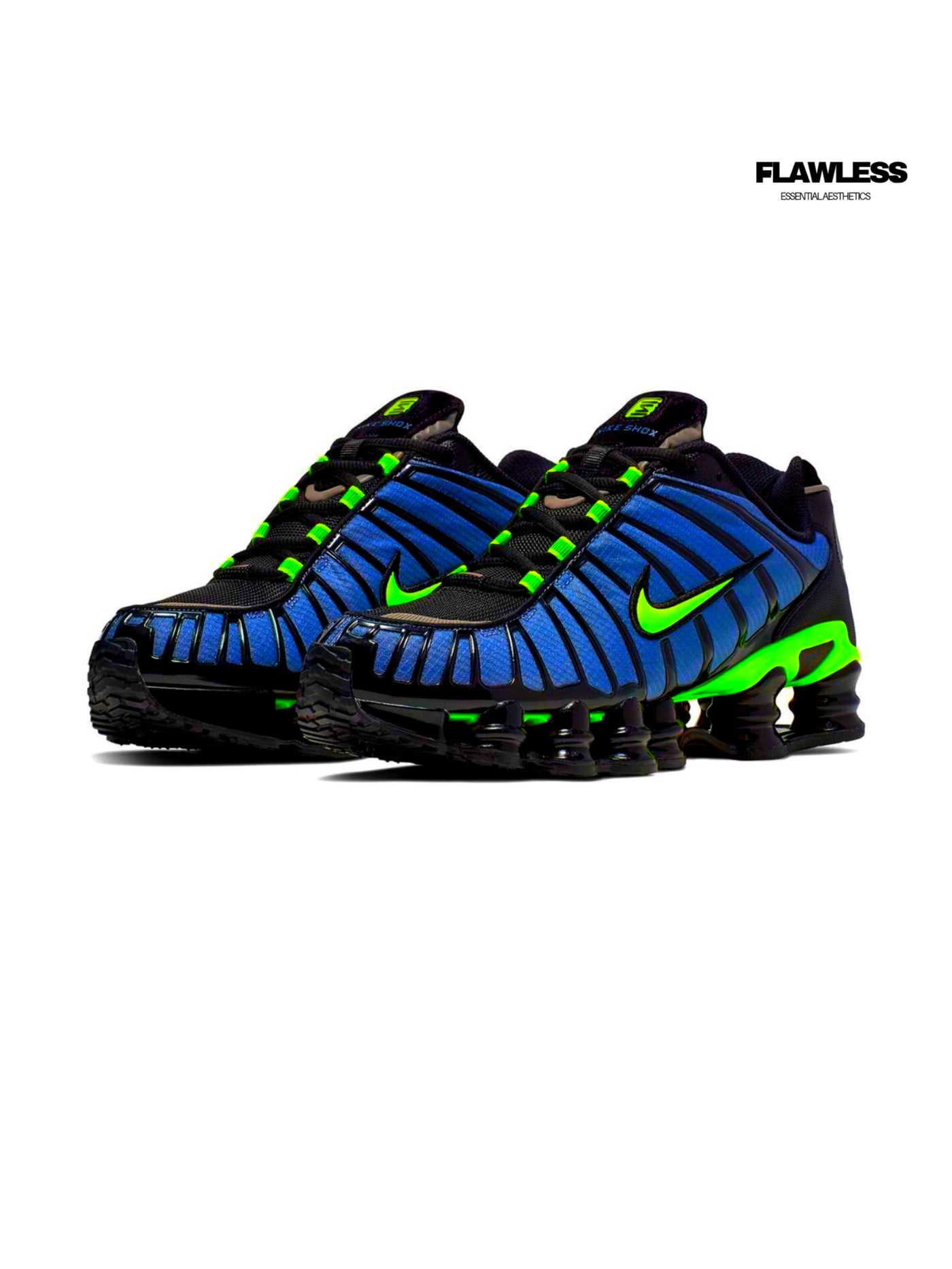 Nike Shox TL "Lime and Blue"