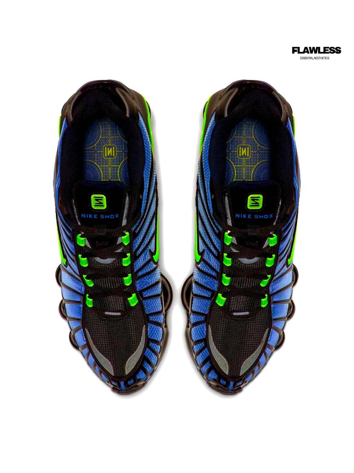 Nike Shox TL "Lime and Blue"