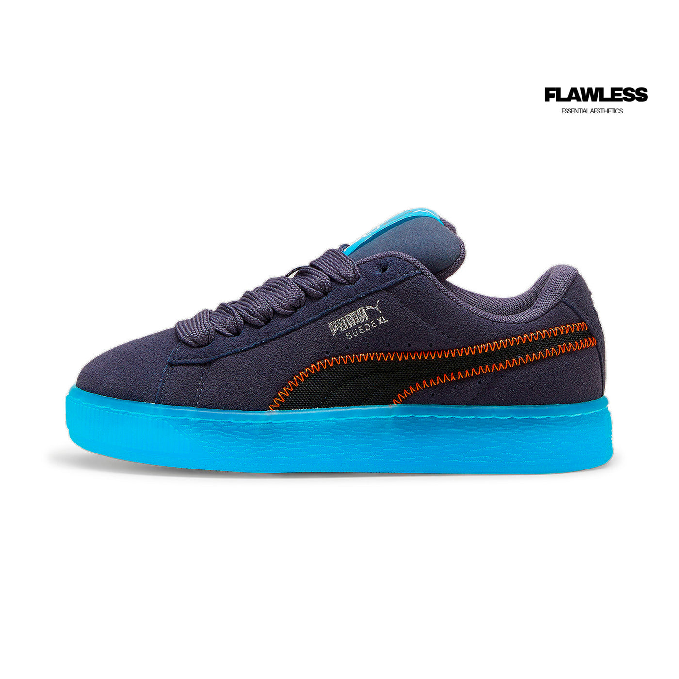 Puma Suede XL Artificial Friends "Galactic Gray-Bright Aqua"