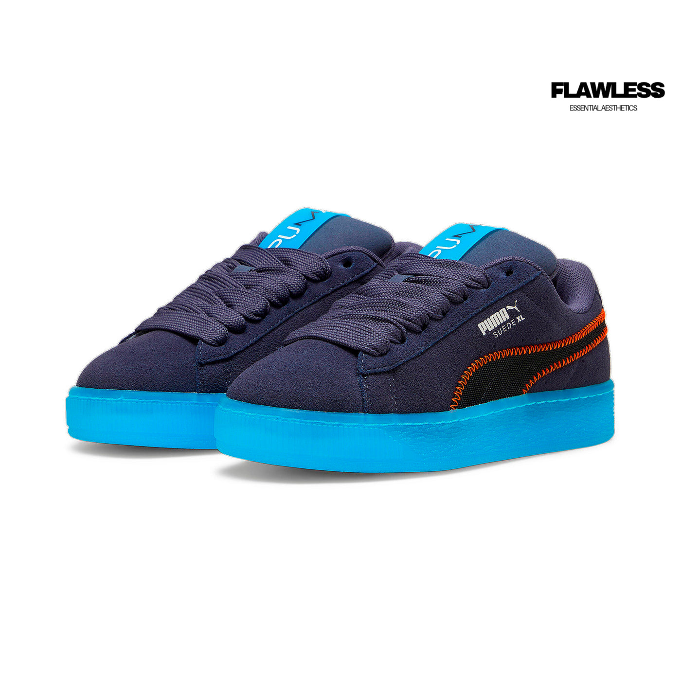 Puma Suede XL Artificial Friends "Galactic Gray-Bright Aqua"