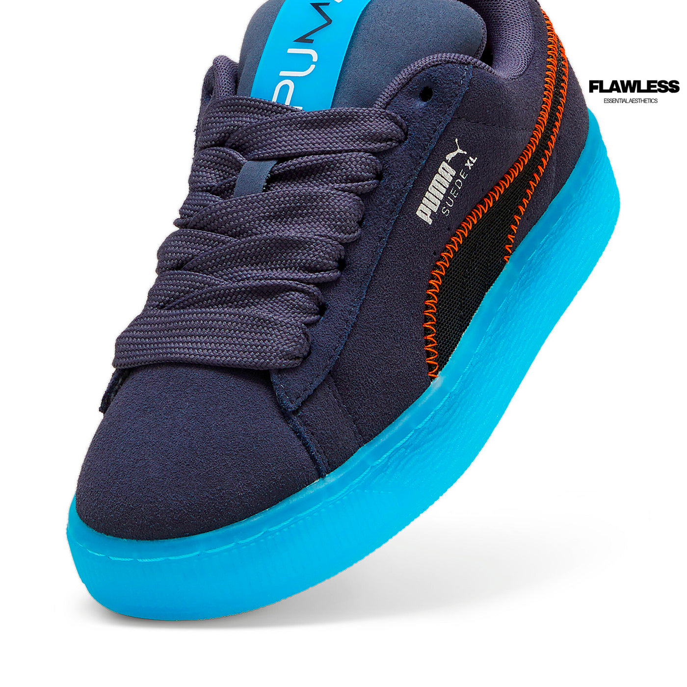 Puma Suede XL Artificial Friends "Galactic Gray-Bright Aqua"