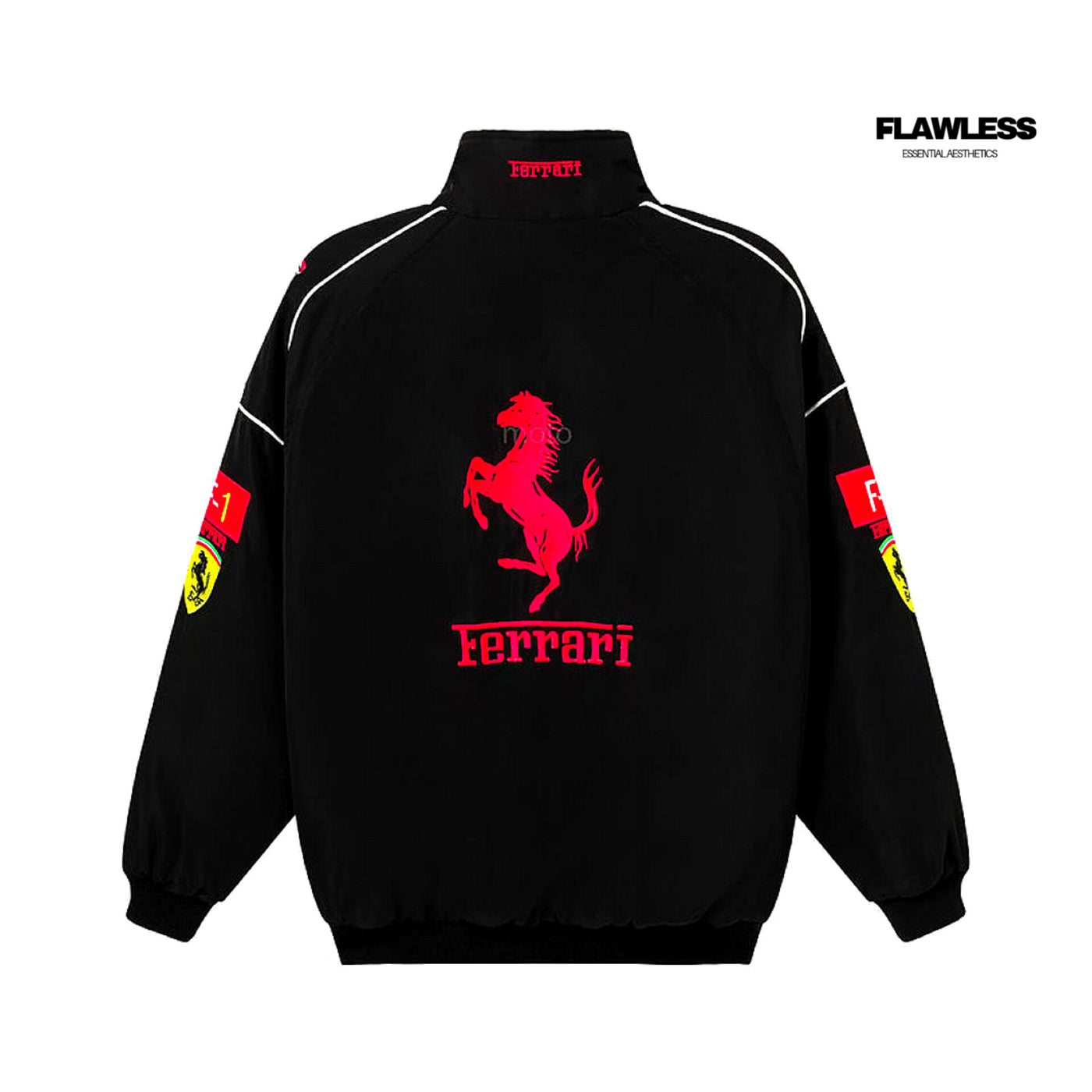 Ferrari F1 Vintage Racing Jacket "Black"
