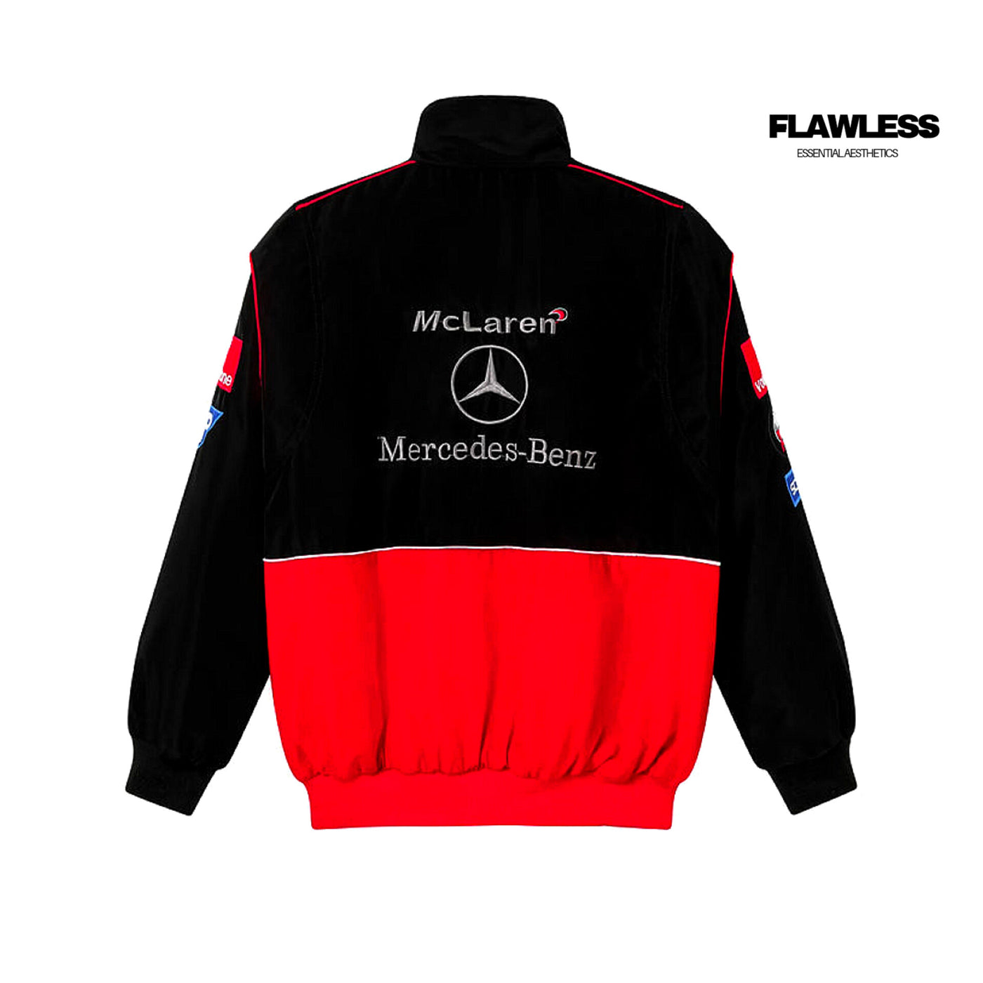 Mercedes Benz F1 Vintage Racing Jacket "Red and Black"