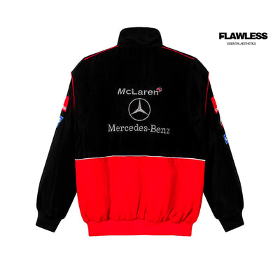 Mercedes Benz F1 Vintage Racing Jacket "Red and Black"