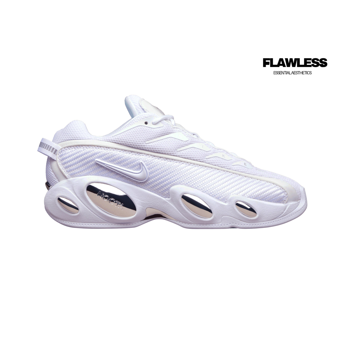 Nike x NOCTA Glide "White Chrome"