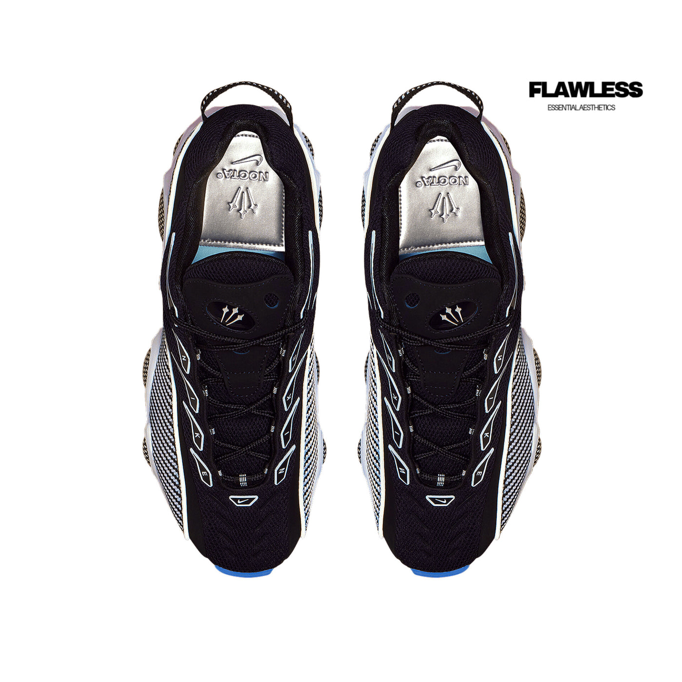 Nike x NOCTA Glide "Blavk and White"