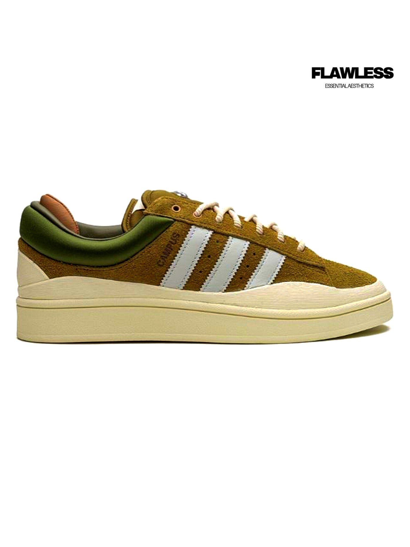 Adidas x Bad Bunnny Campus lace-up "Olive Green"