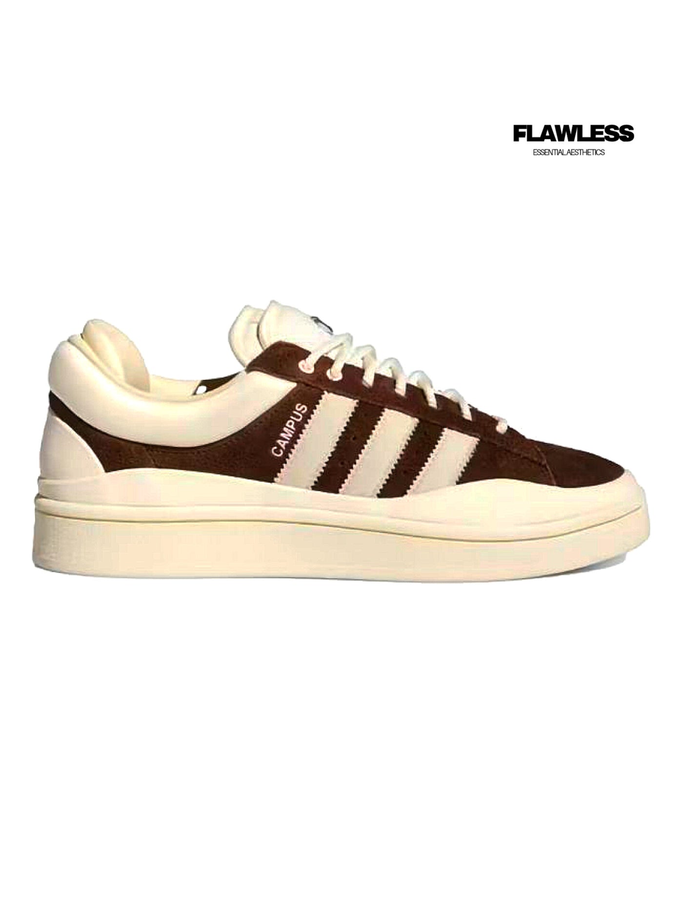 Adidas x Bad Bunnny Campus lace-up "Cream and Brown"
