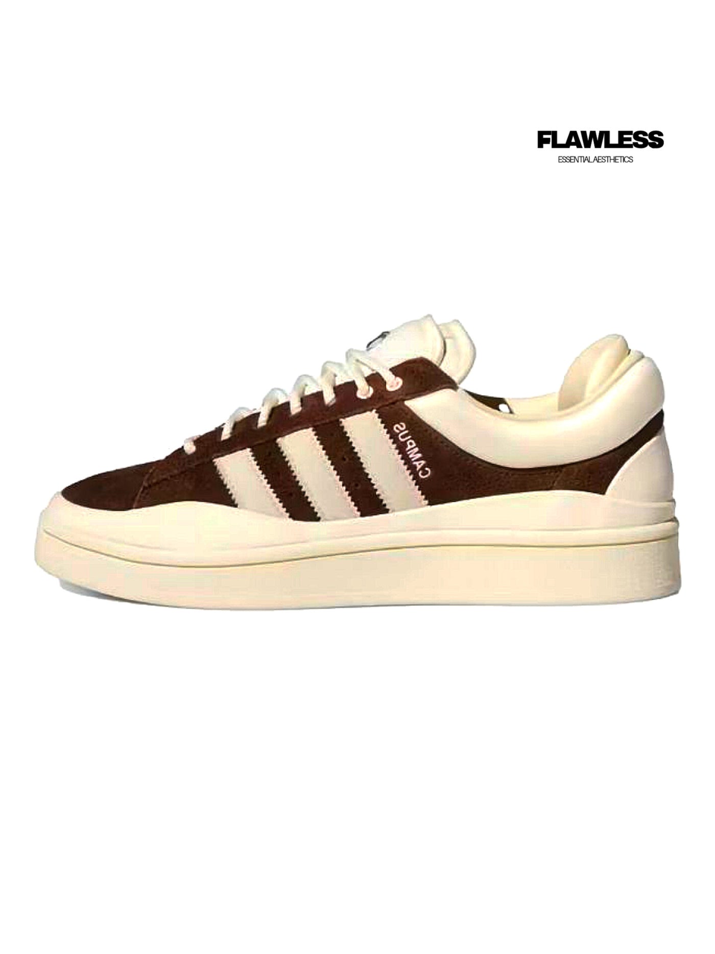 Adidas x Bad Bunnny Campus lace-up "Cream and Brown"