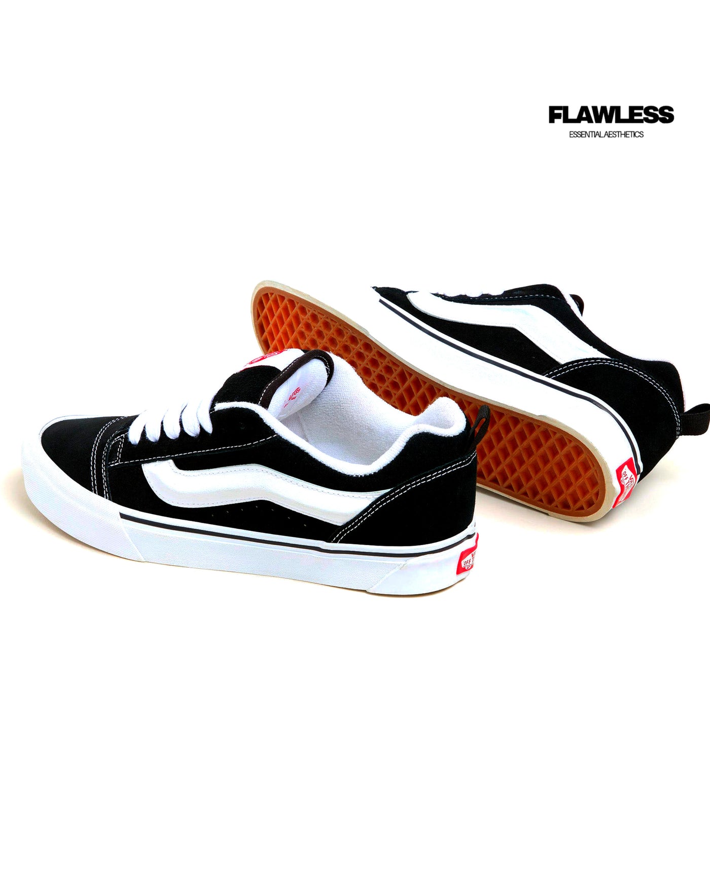 Vans Knu Skool suede "Black and White"