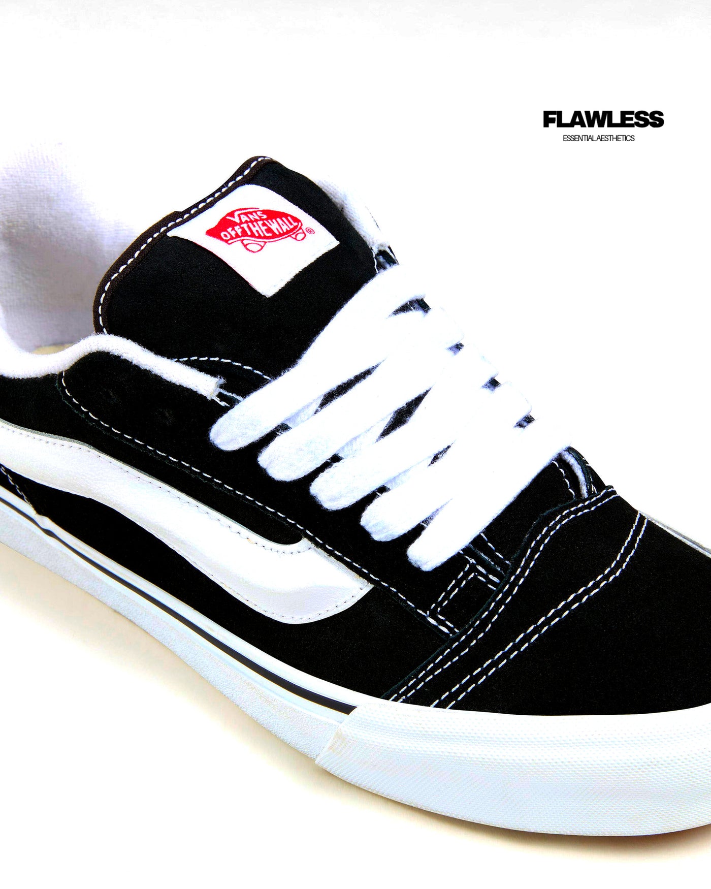 Vans Knu Skool suede "Black and White"