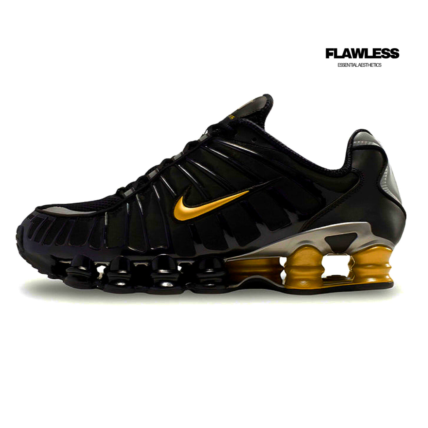 Nike Shox TL "Black and Gold"