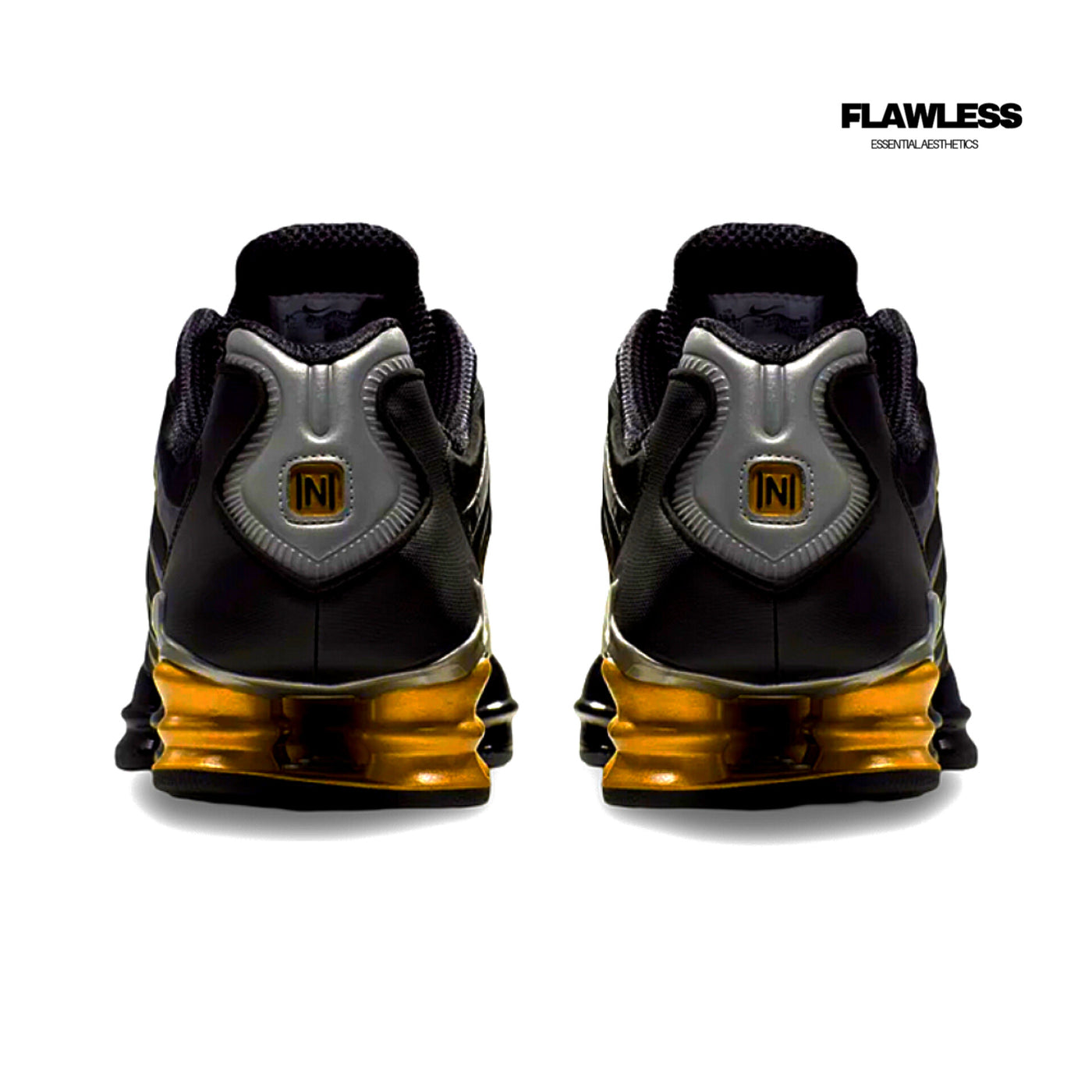 Nike Shox TL "Black and Gold"