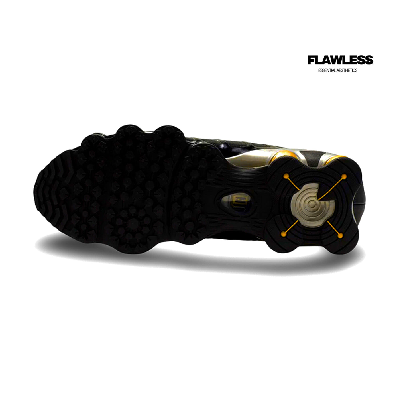 Nike Shox TL "Black and Gold"