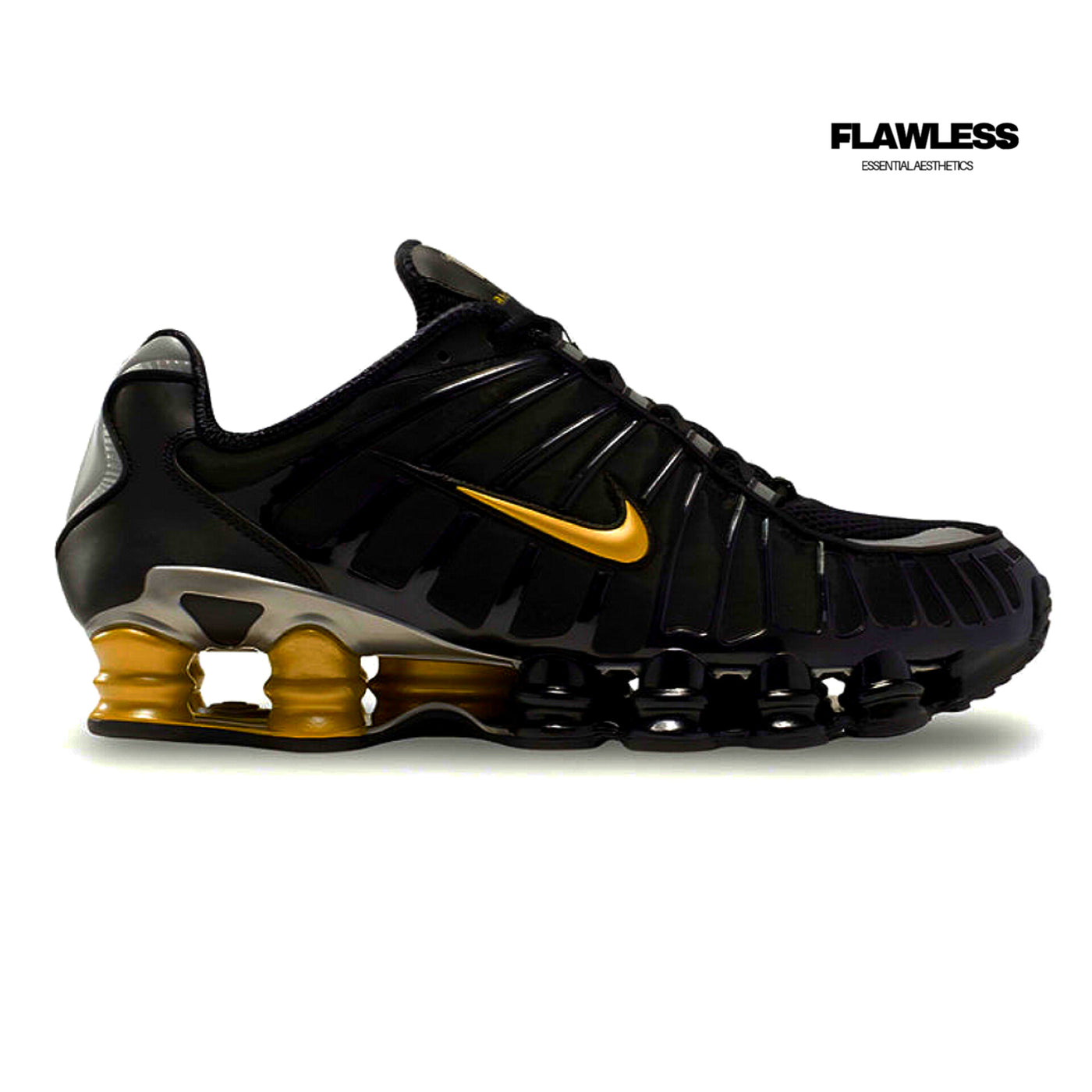 Nike Shox TL "Black and Gold"