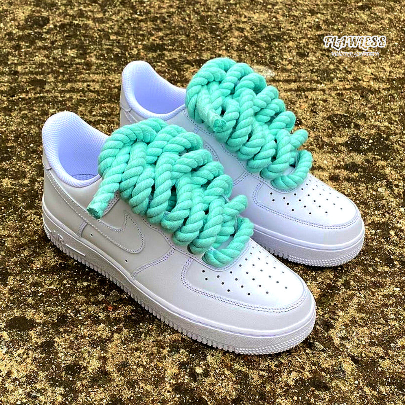 Nike Air Force 1 Rope Laces "Soap Blue"