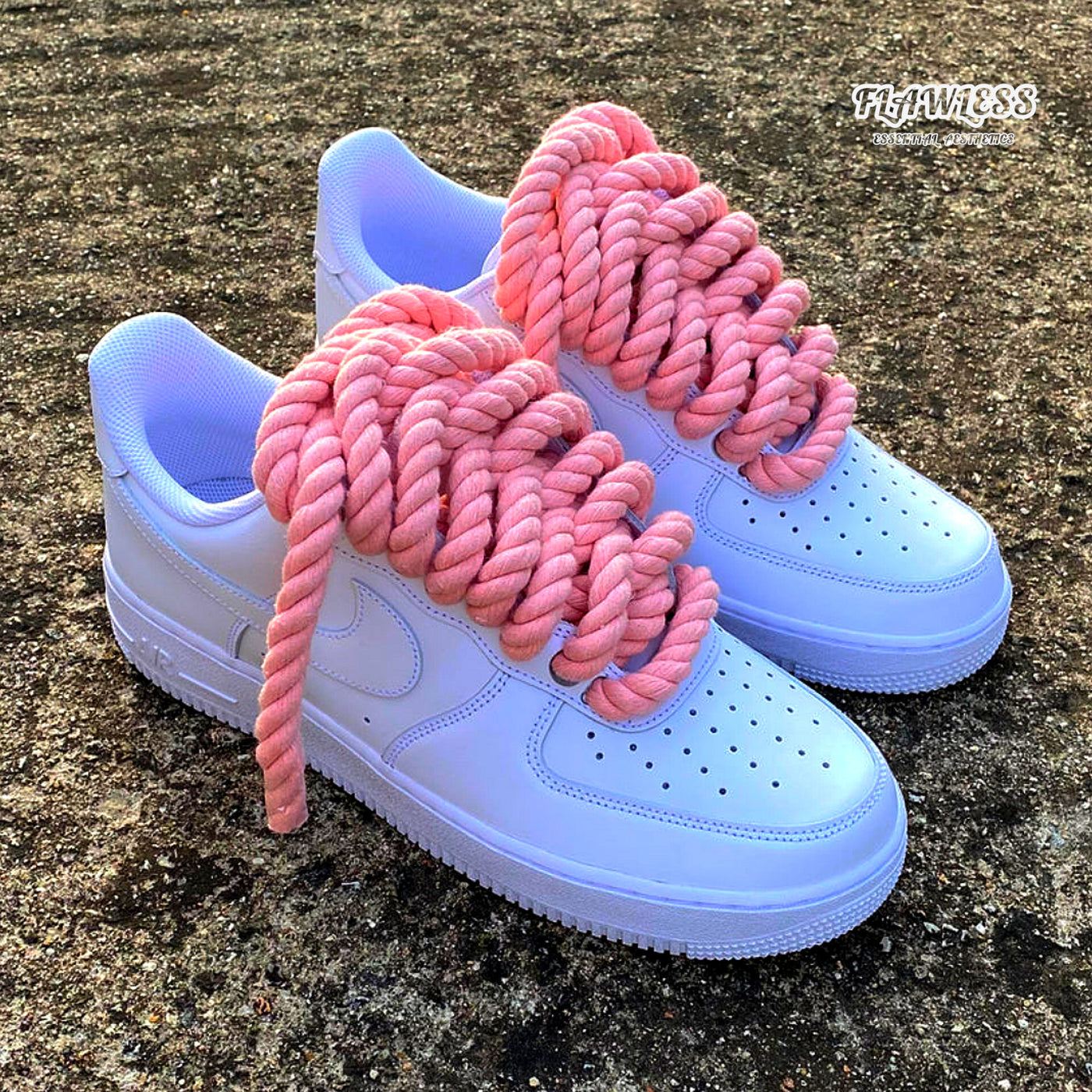 Nike Air Force 1 Rope Laces "Pastel Pink"