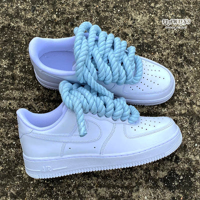 Nike Air Force 1 Rope Laces "Ice Blue"