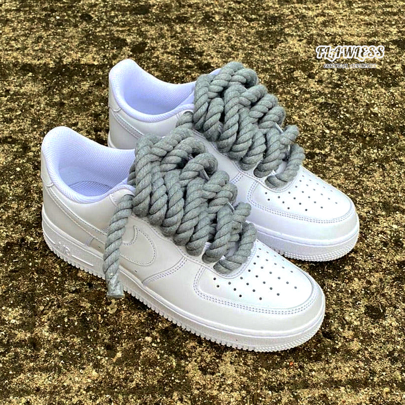 Nike Air Force 1 Rope Laces "Grey"