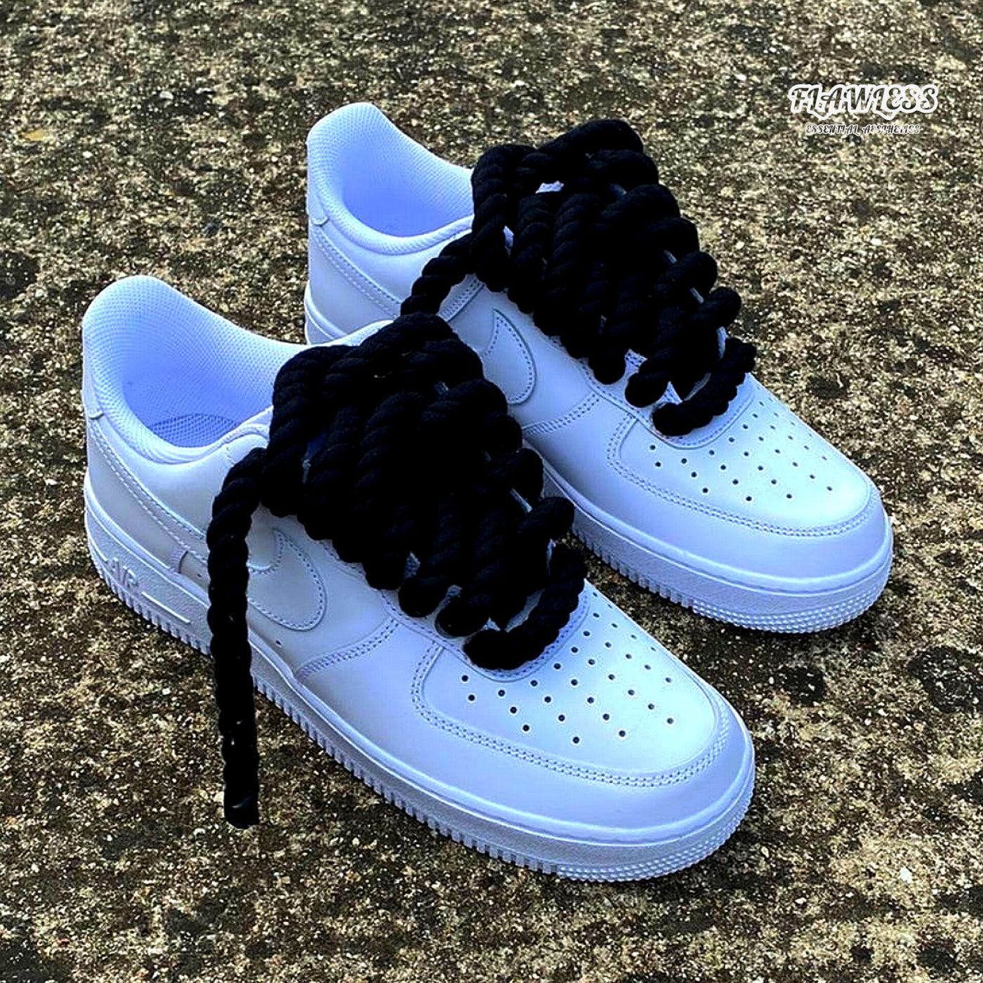 Nike Air Force 1 Rope Laces "Black"