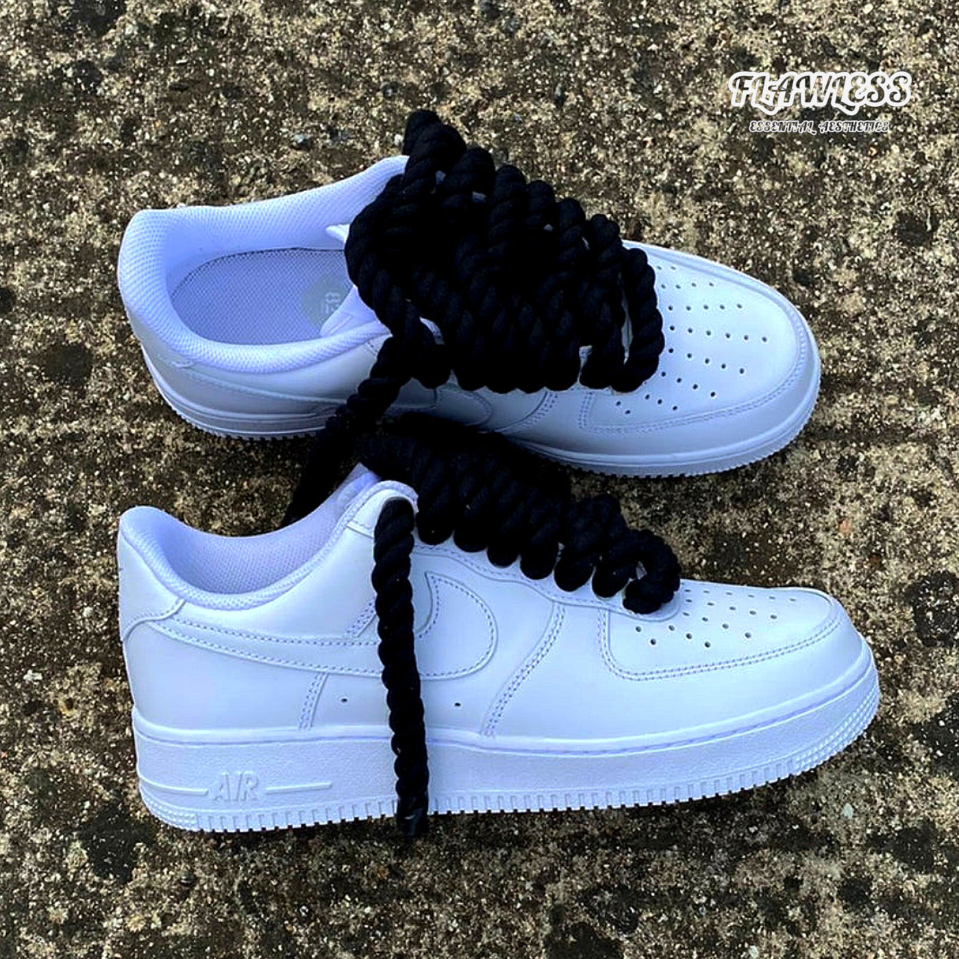 Nike Air Force 1 Rope Laces "Black"