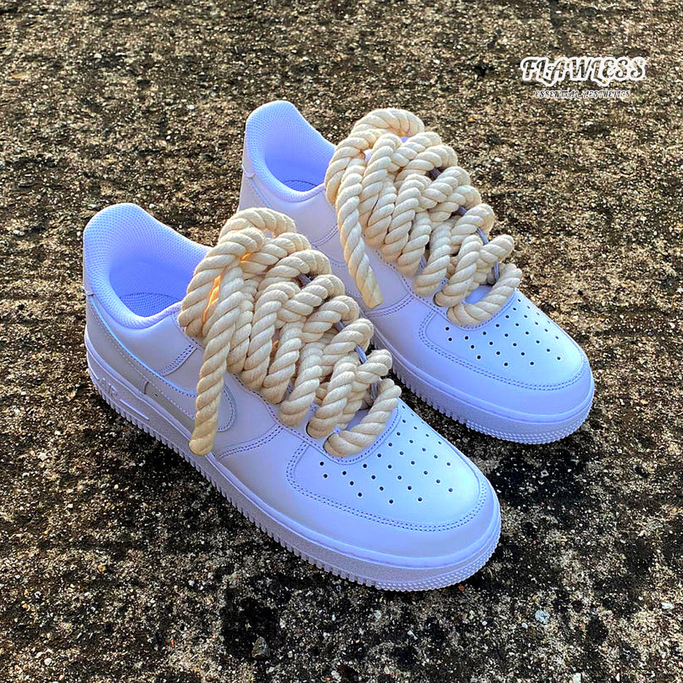 Nike Air Force 1 Rope Laces "Beige"