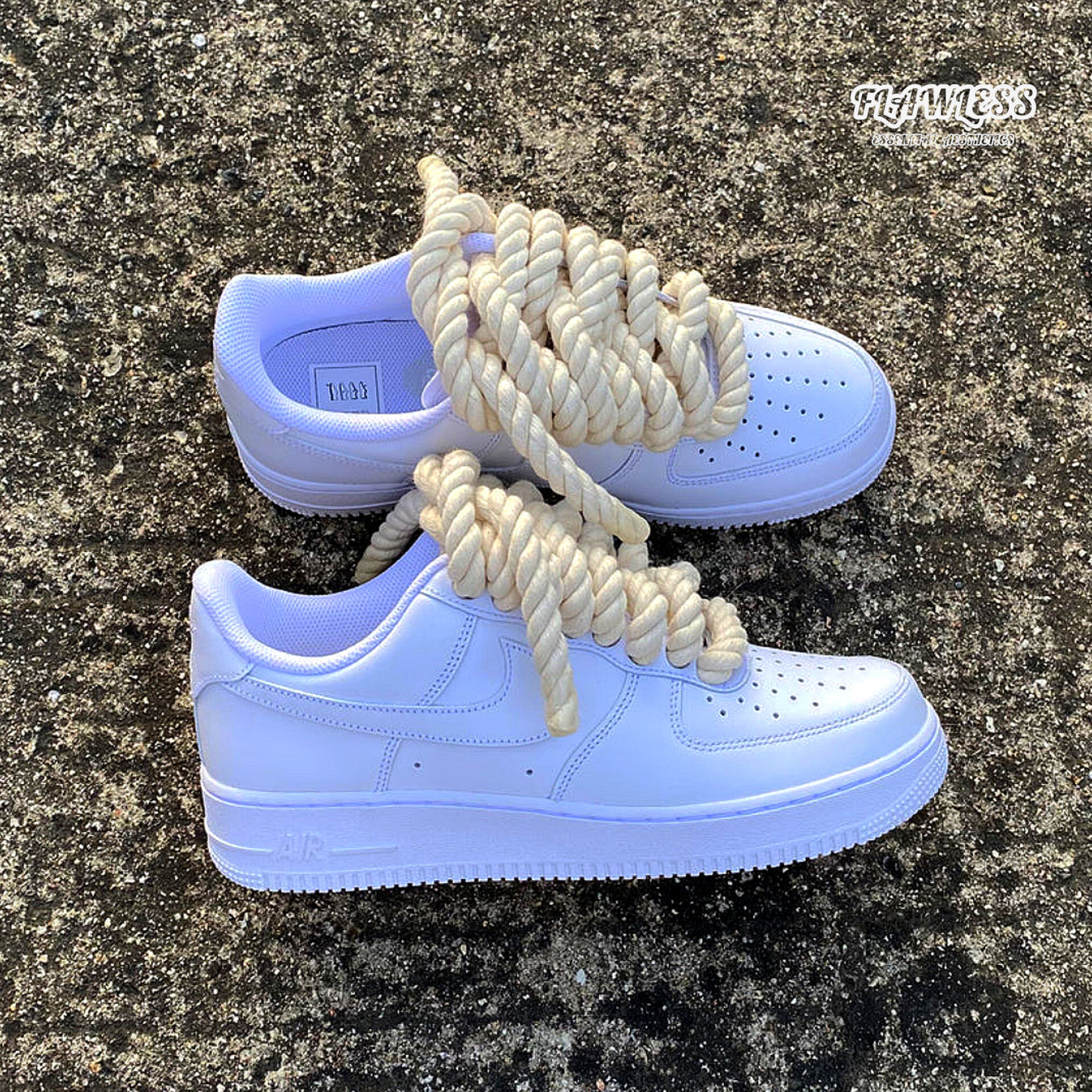 Nike Air Force 1 Rope Laces "Beige"