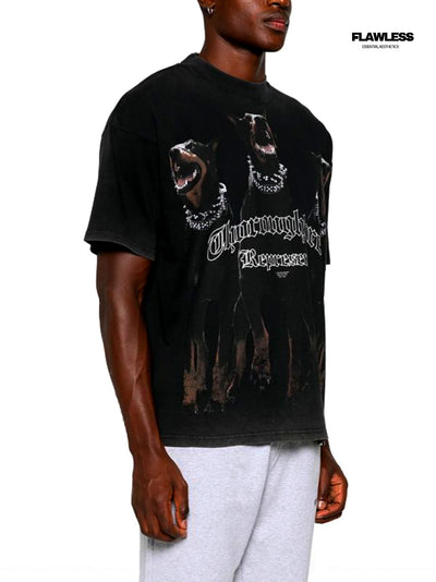 Represent Thoroughbred cotton T-shirt "Black"