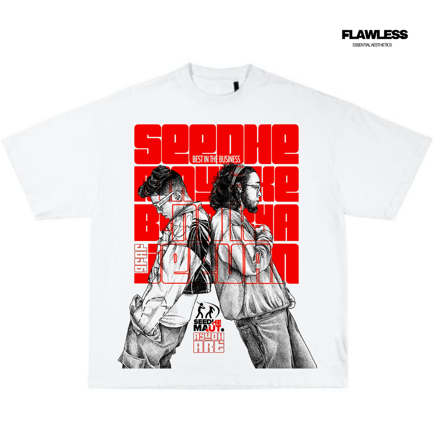 Graphic T-shirt "White"