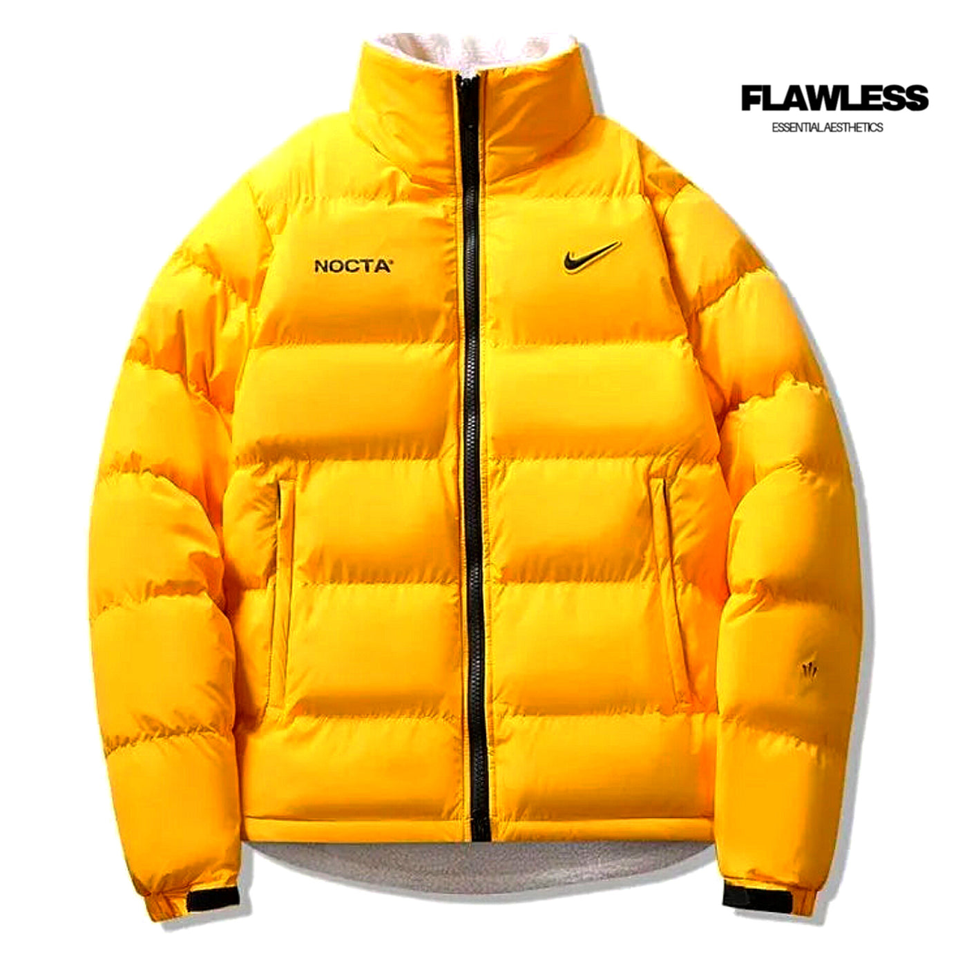 Nike Big Swoosh Reversible Boa Jacket "Yellow"