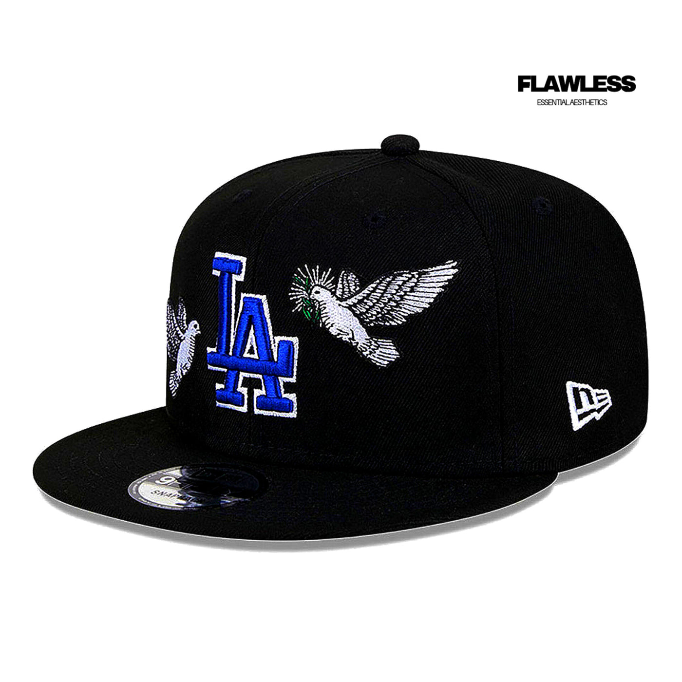 Black LA Yankees Green Bottom Peace New Era 9FIFTY Snapback