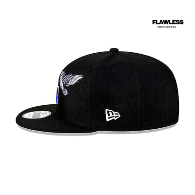 Black LA Yankees Green Bottom Peace New Era 9FIFTY Snapback