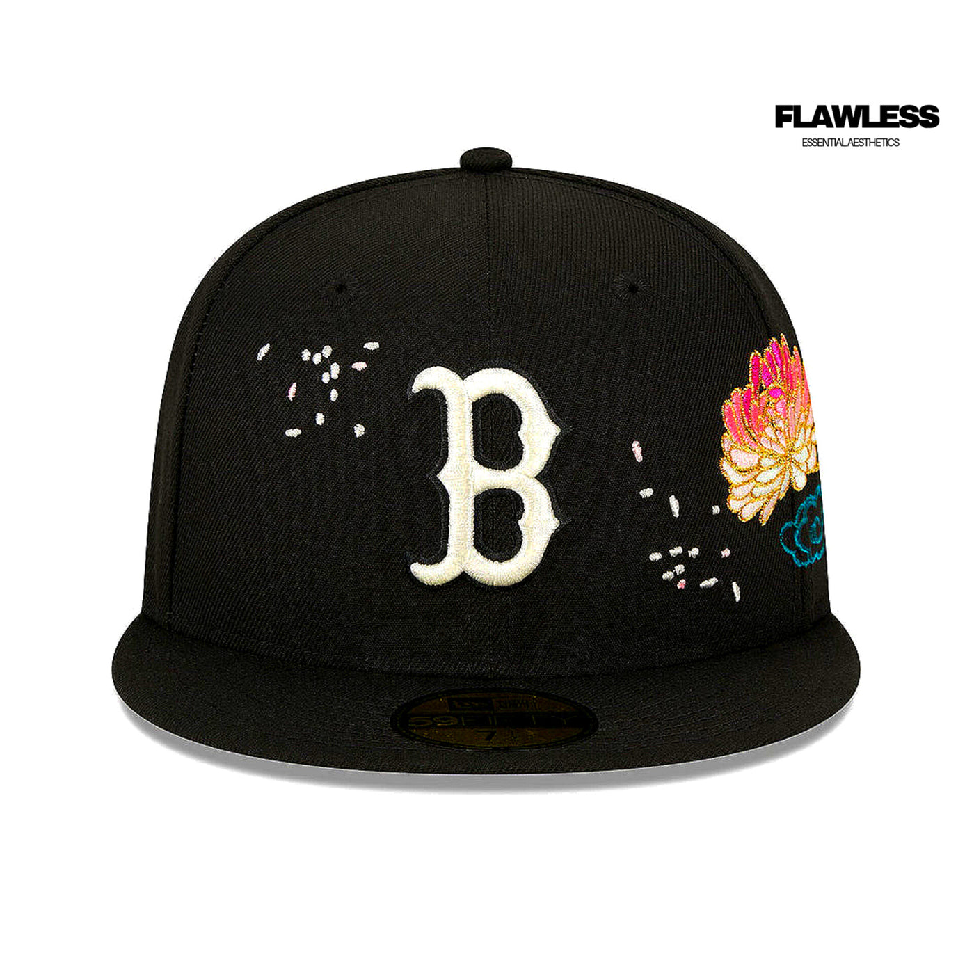 Boston Red Sox 59FIFTY Cherry Blossom Black Cap
