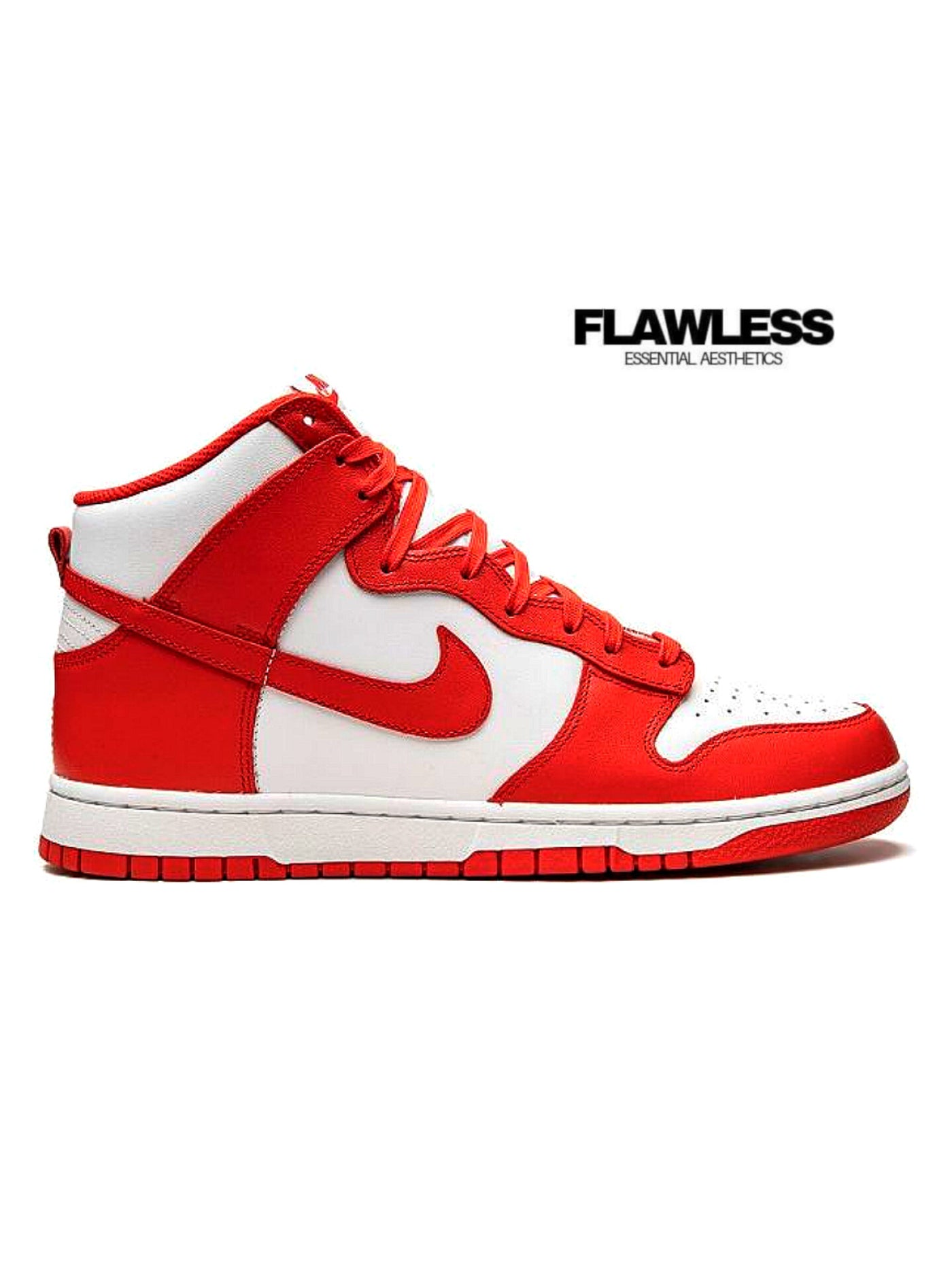 Nike Dunk High "White/University Red"
