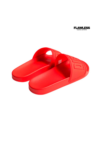 Diesel Sa-Mayemi-Pool slides with 3D Logo "All Red"